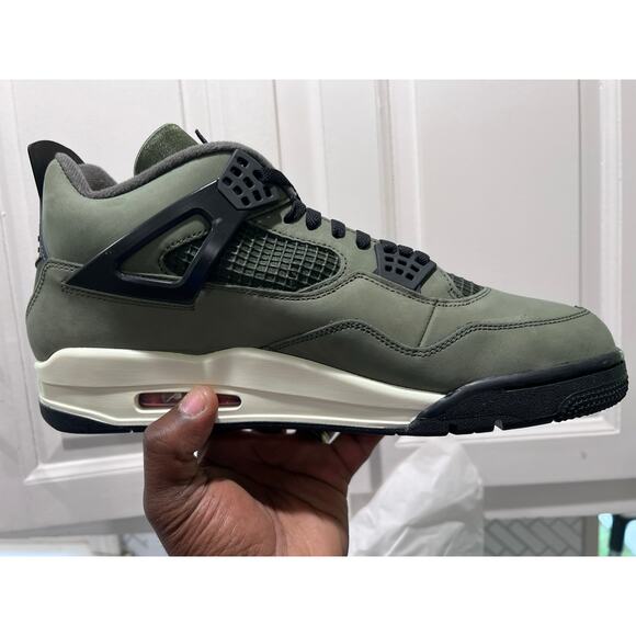 Undefeated x Air Jordan 4 Retro 2025 Deep Green/Clementine size 13 IB1519-200 main image 9
